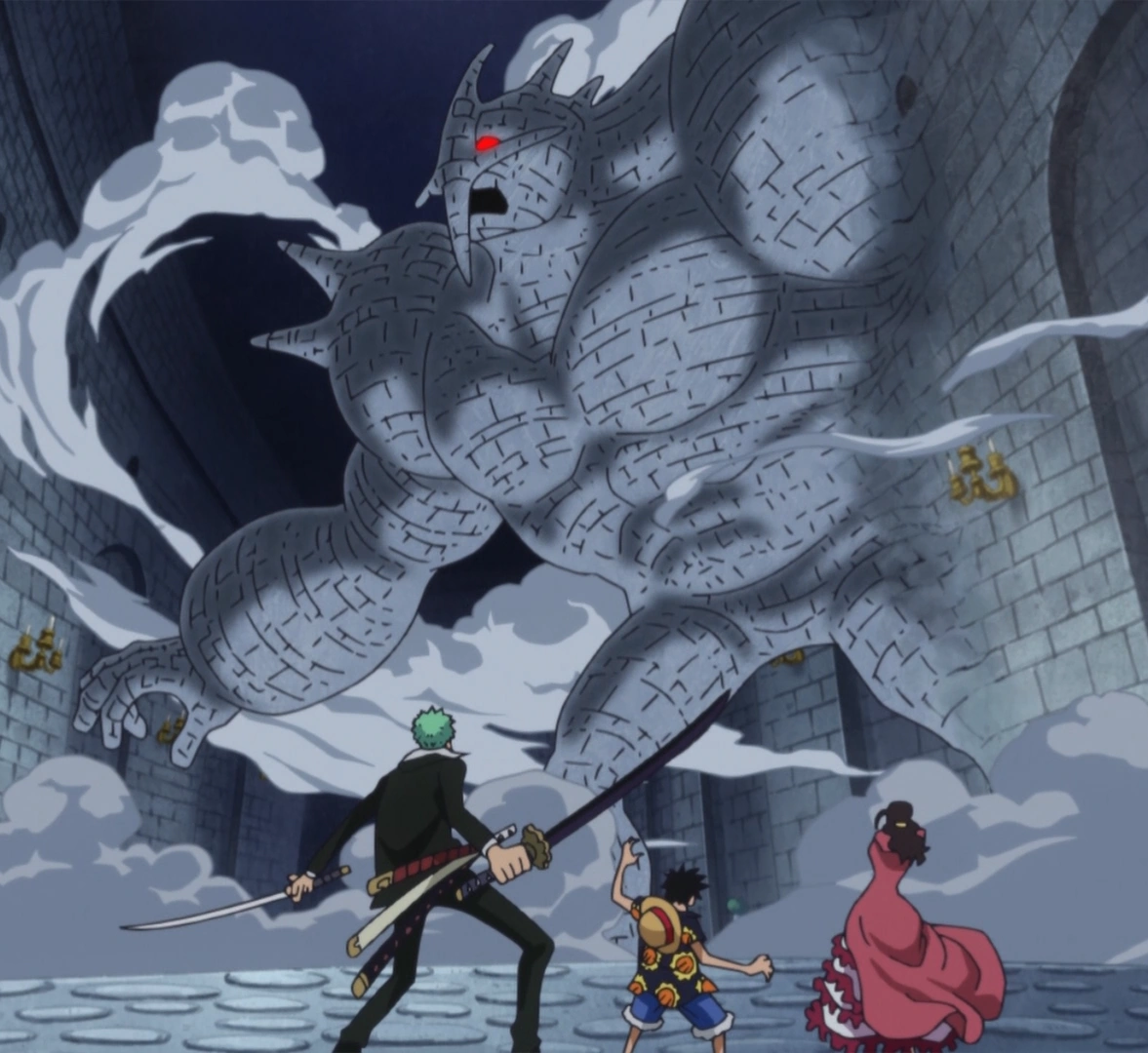 Image Pica Confronts Luffy's Group.png One Piece Wiki FANDOM powered by Wikia