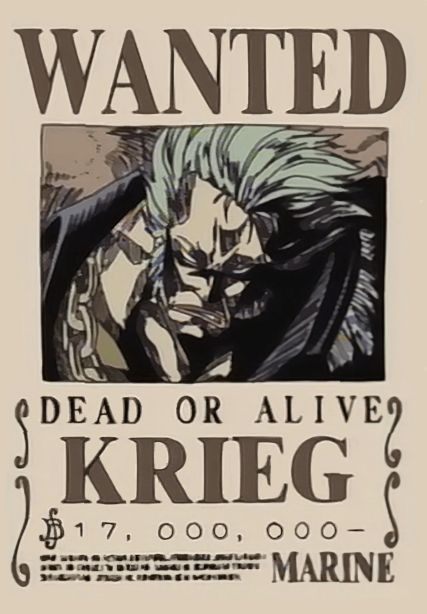 Изображение - Krieg Bounty Poster.png | One Piece Wiki | FANDOM powered ...