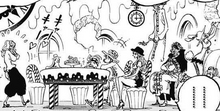 Sanji retrieval team goes to Purin's home