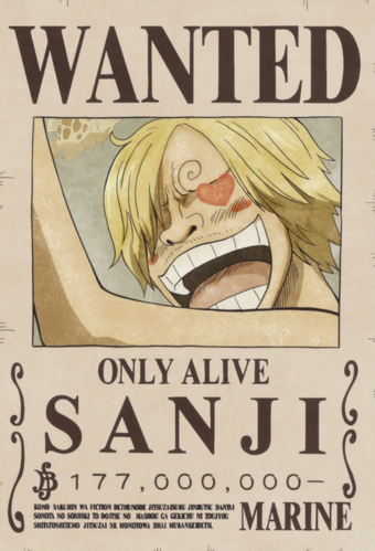 Wanted Posters One Piece Wiki Fandom