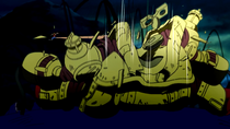 Luffy Destroys Tetsujin-kun