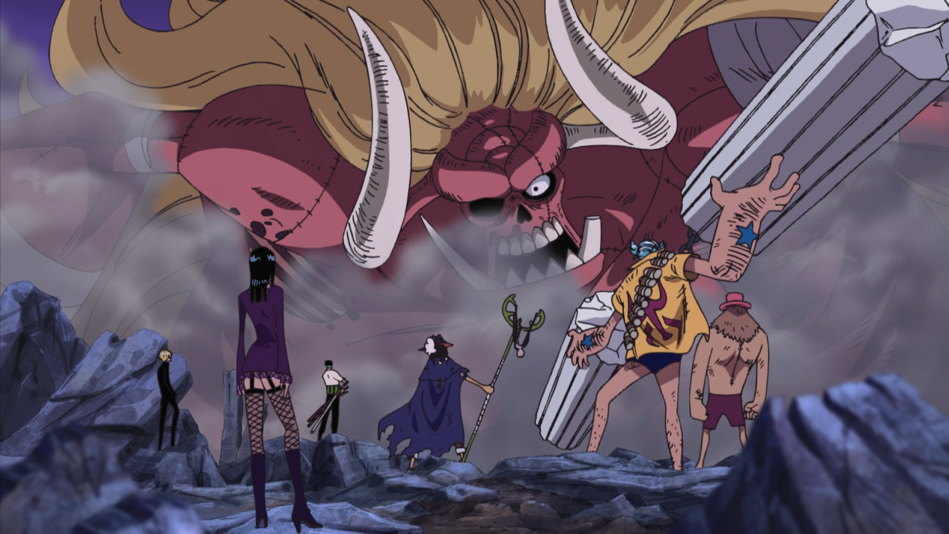 One Piece Wiki - ARLONG PARK ARC After Nami steals the Going Merry