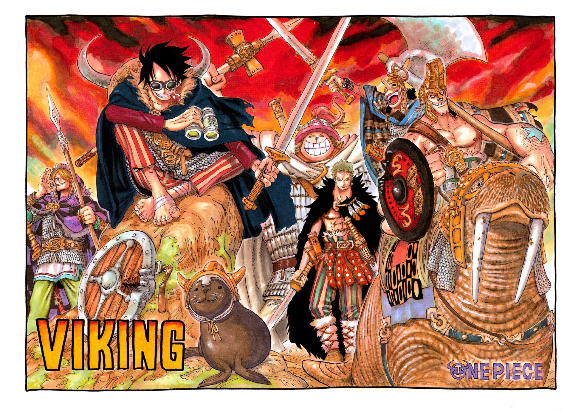 Resultado de imagen para one piece manga color