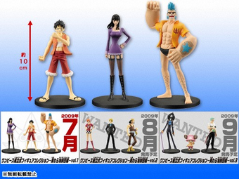 One Piece Ready Made Figure Collection Straw Hat Pirates One