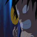 Luffy golpeia o Tenryuubito