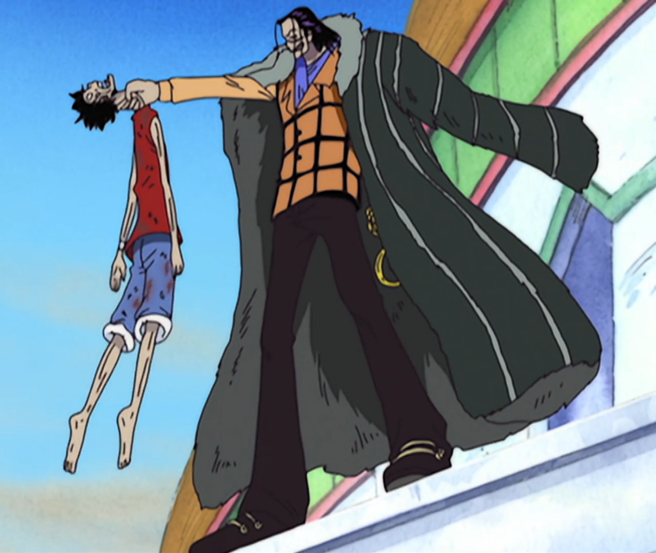 Crocodile Luffy One Piece