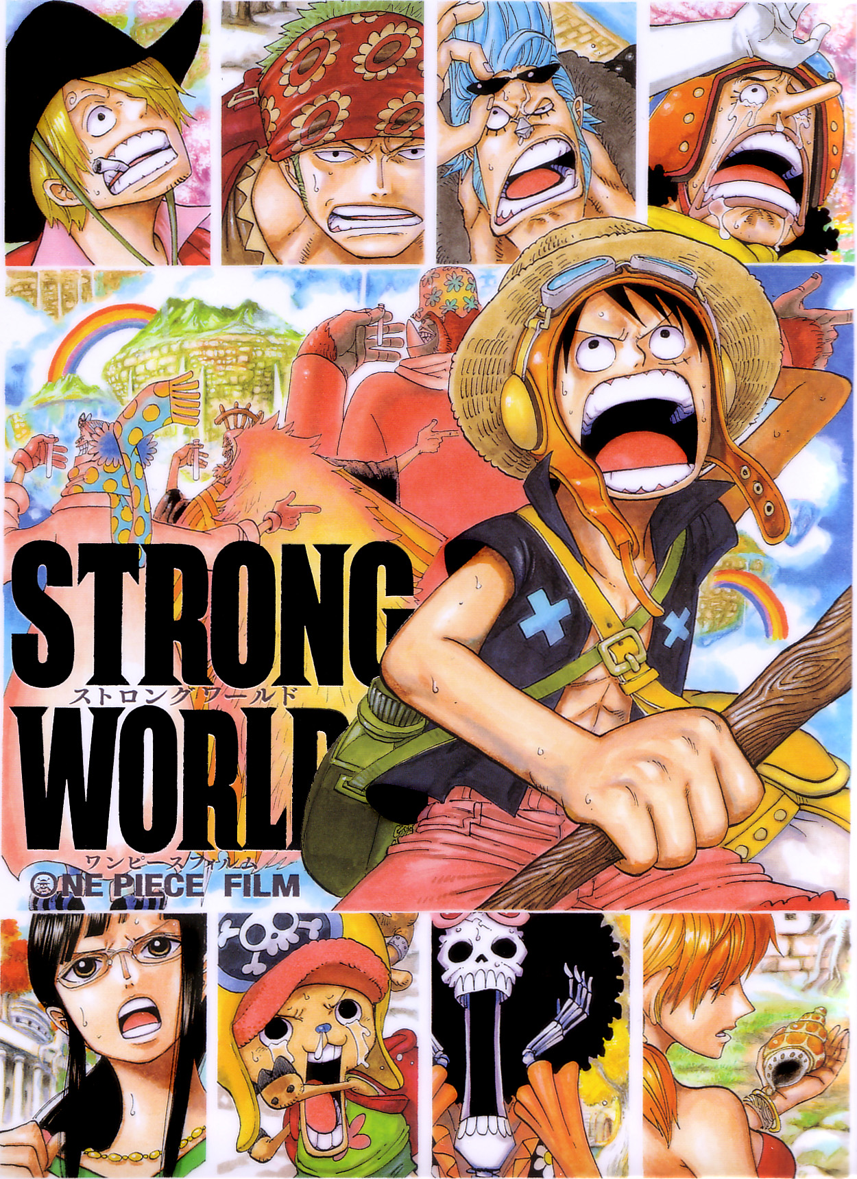 Strong World  One piece gif, One piece luffy, Anime fight