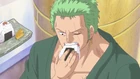 Zoro Eating Rice Ball