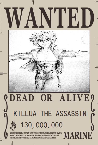 Image - Killua the Assassin Wanted Poster.jpg | OnePiece Fanon Wiki ...