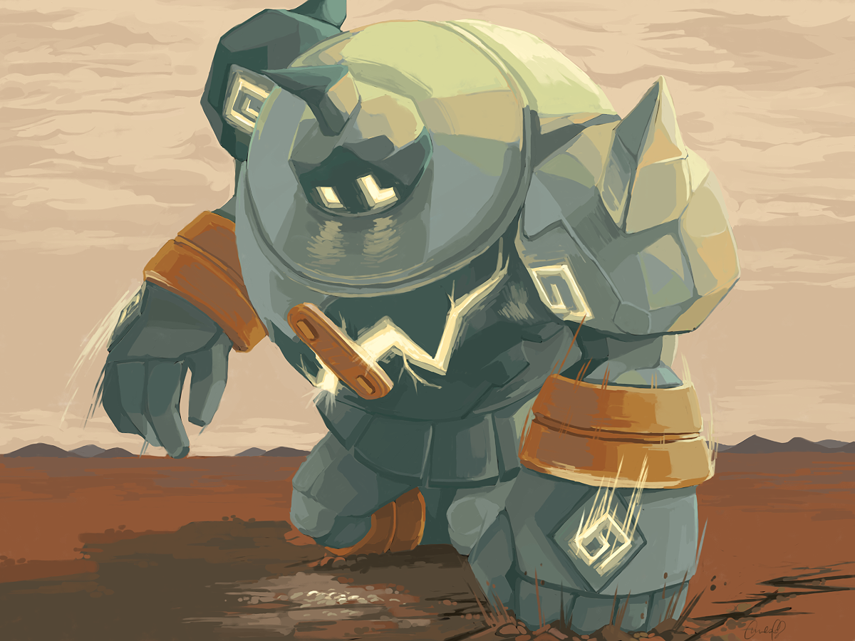 image golurk punch by zhengzhou d4bs1s6 png onepiece fanon wiki