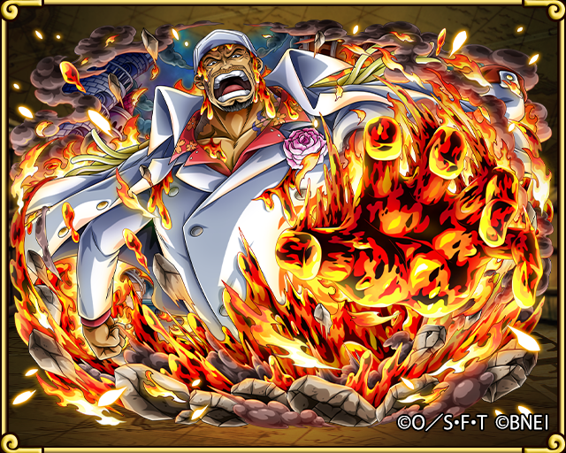 Fleet Admiral Sakazuki Burning Enforcer of Justice One Piece Treasure