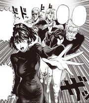 Saitama's group head out