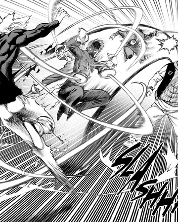 Garou Vs Golden Ball And Spring Mustachio One Punch Man Wiki