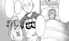 Saitama visits Mumen Rider