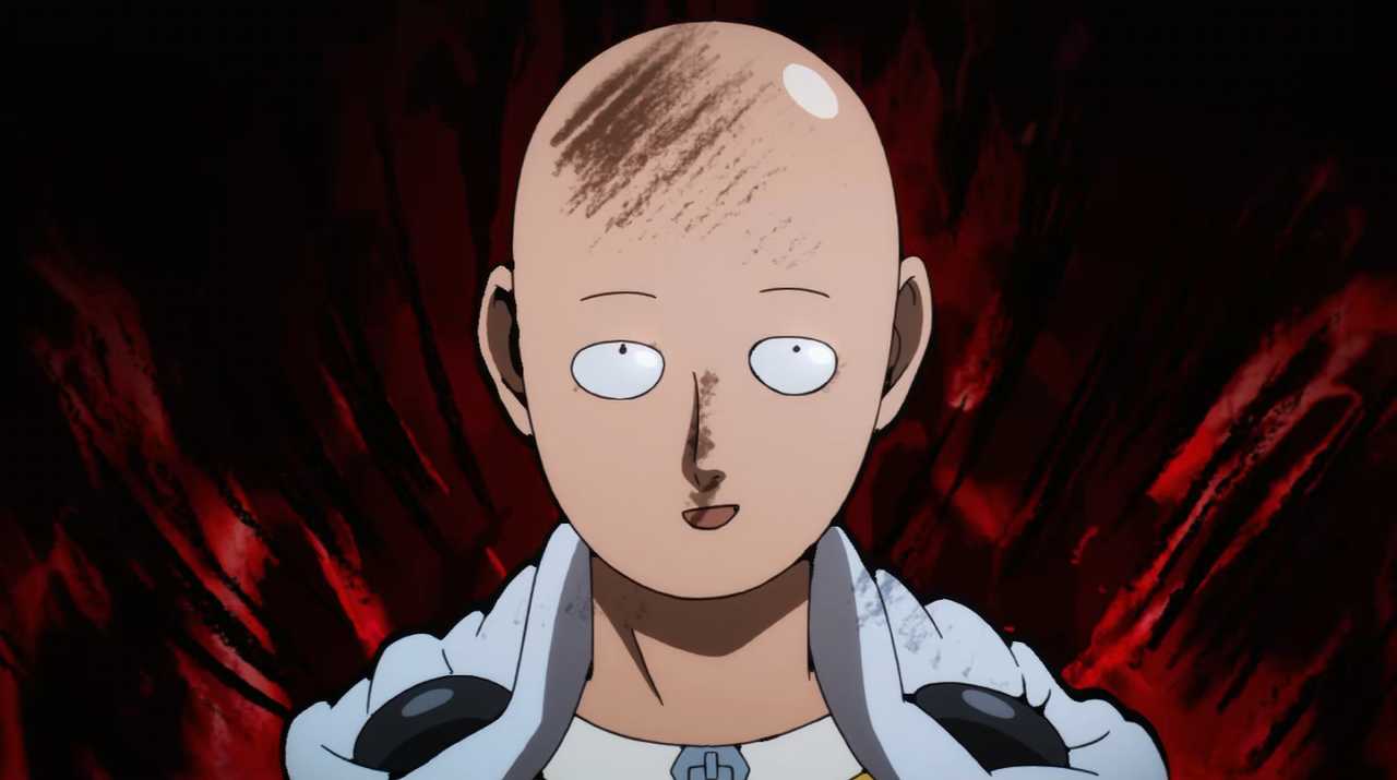 Image Saitama scary face png OnePunch Man Wiki 