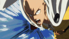 Saitama destroying Meteor