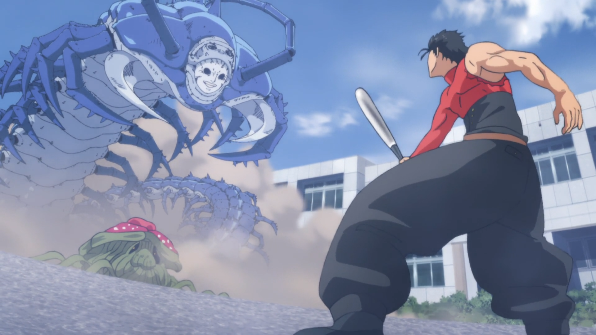 Metal Bat Vs Senior Centipede And Rafflesidon One Punch Man Wiki Fandom