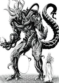 Orochi's transformation into a monster