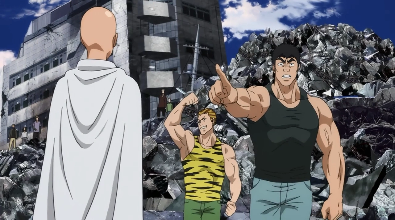 Saitama vs. Tanktop Tiger and Tanktop Black Hole OnePunch Man Wiki
