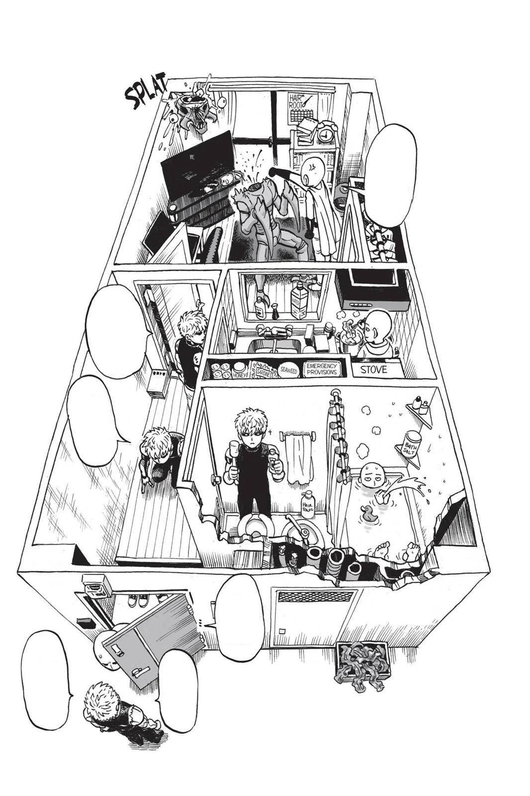 One Punch Man Saitama Apartment