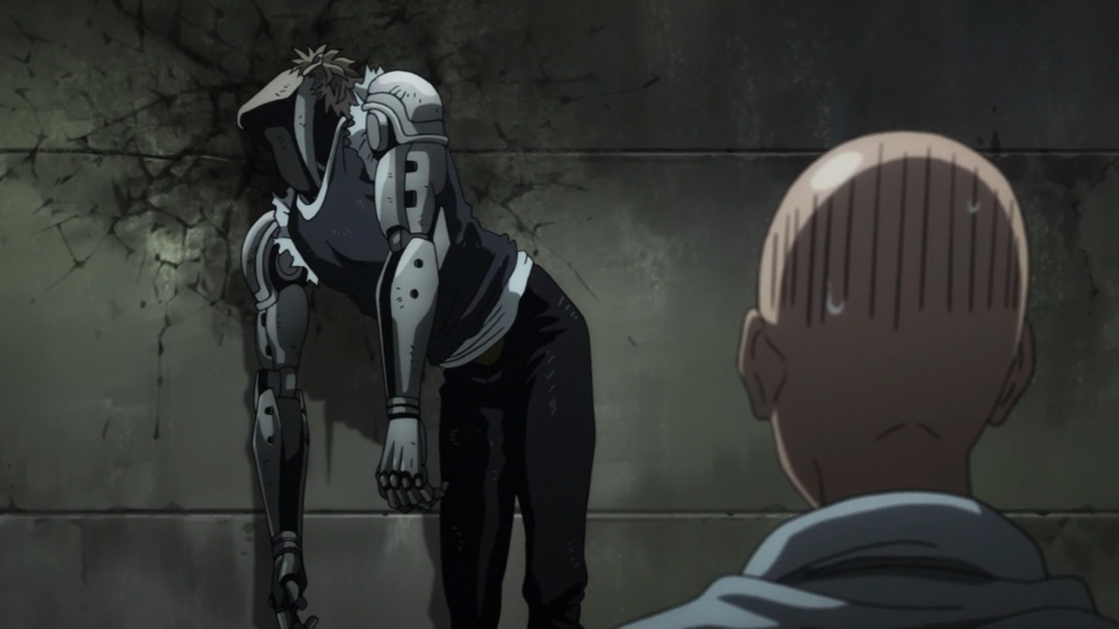 One Punch Man émission De Télévision Saison 1 Image - Genos dans le mur.png | Wikia One Punch-Man | FANDOM powered by