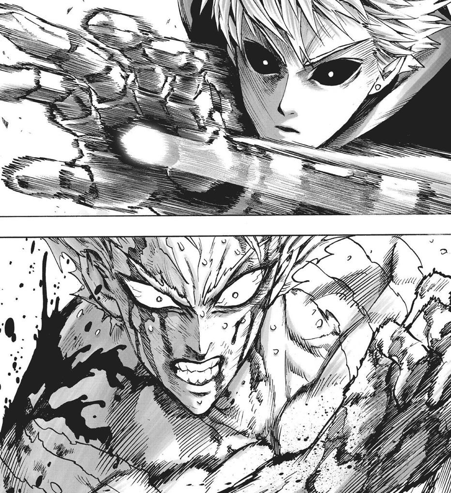 Garou Vs Genos One Punch Man Wiki Fandom