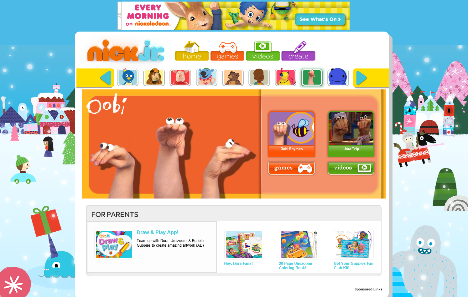 nick jr online games for preschoolers | Gameswalls.org