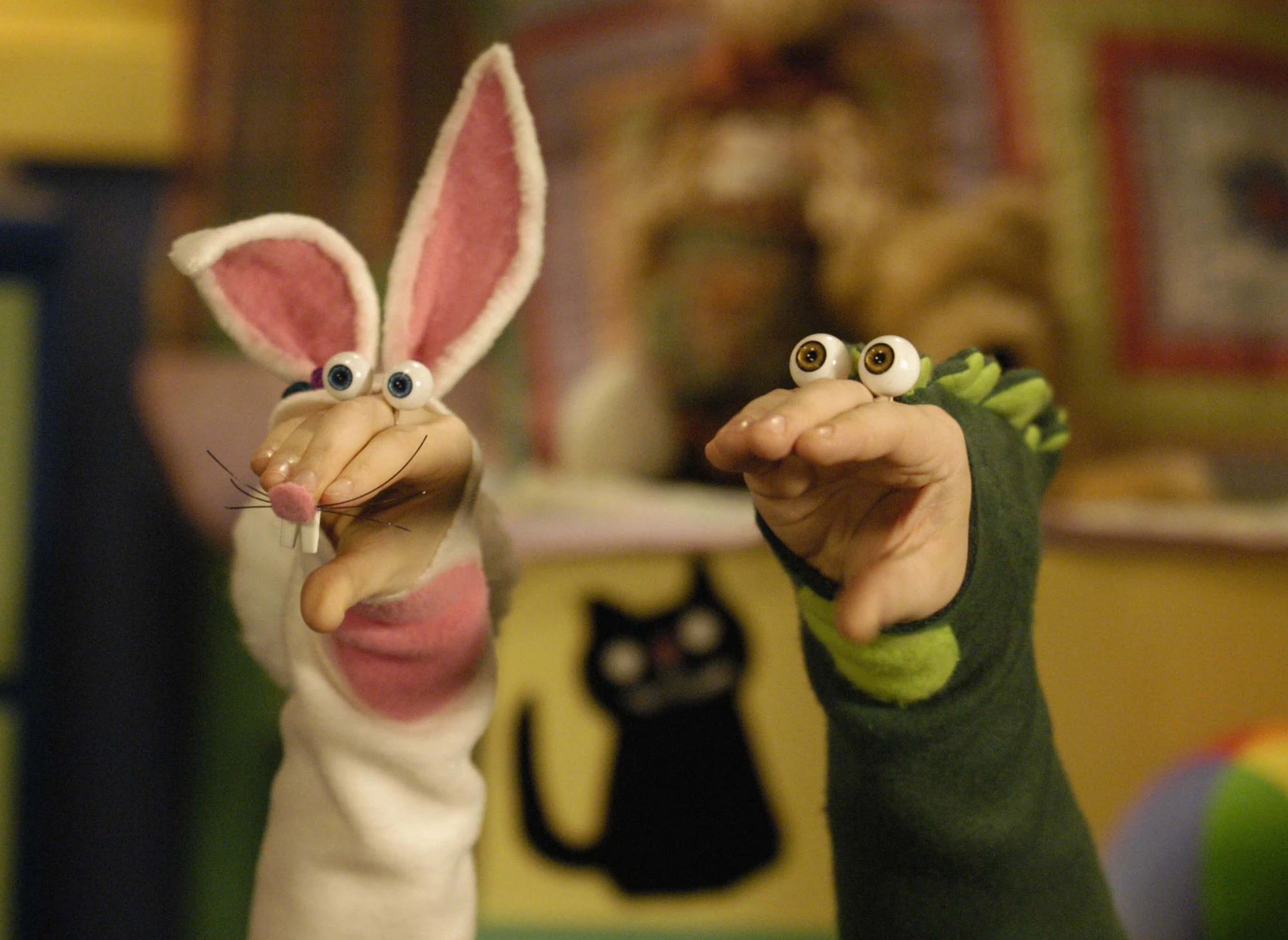 Image Noggin Oobi Halloween Uma Hand Puppets Characters Nick Jr