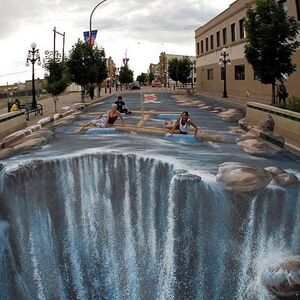 3d Chalk Art Optical Illusions Wiki Fandom