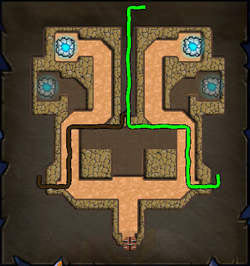 Close Cliffs Map