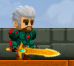 Gold sword