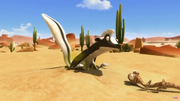 The Skunk Farts On Meerkat In Cave