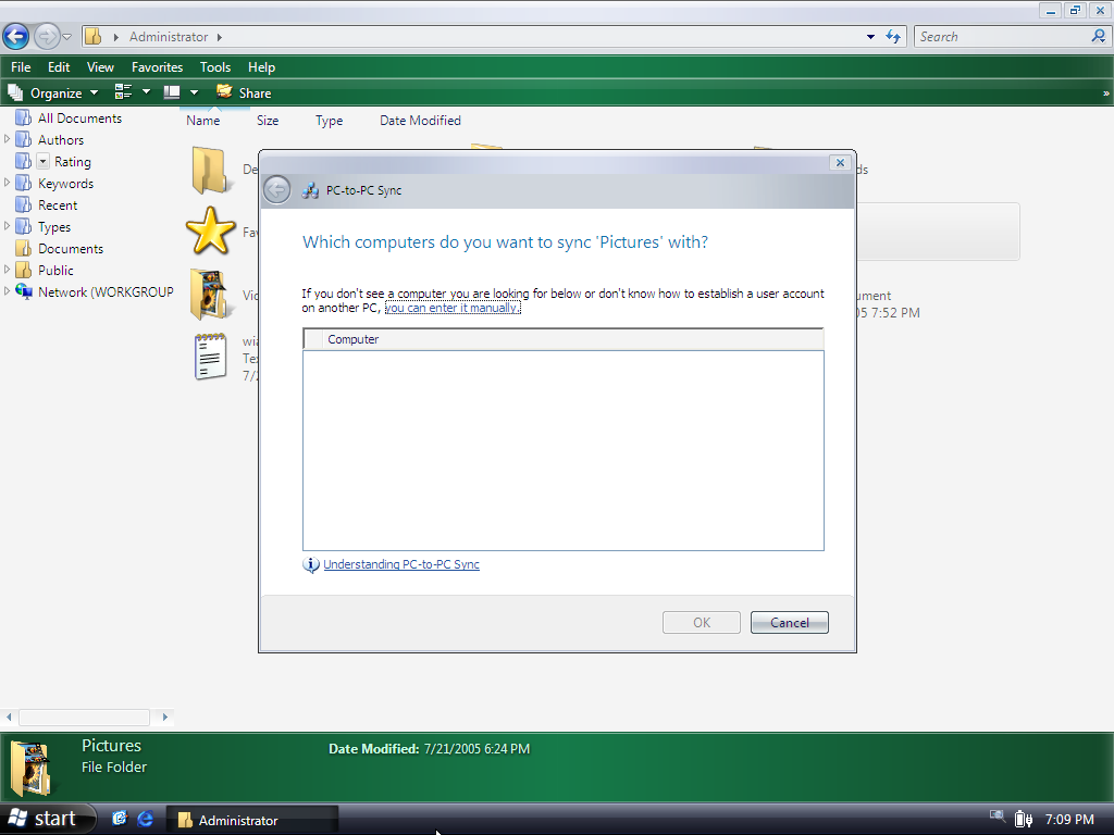 file synchronization vista