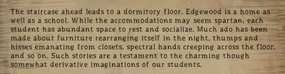 Dorm lore