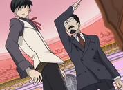 Yoshio slapping kyouya
