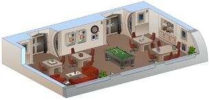 Uss saratoga recreation room