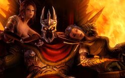 Fourth Overlord with his mistress