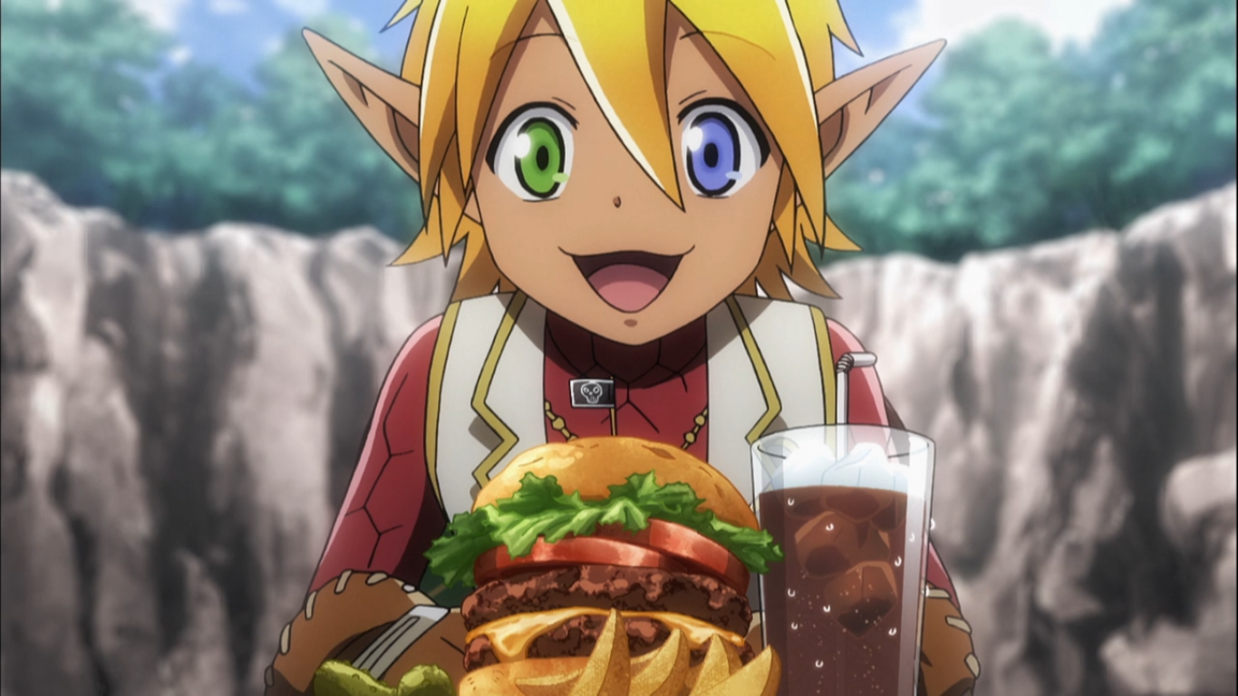 Image result for anime hamburger