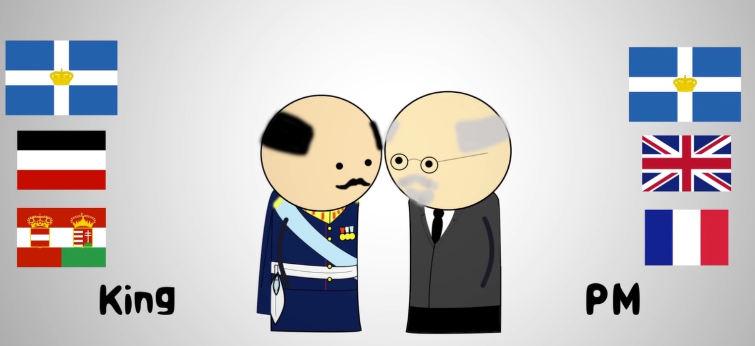 Greece King And Prime Minister Oversimplified Wiki Fandom