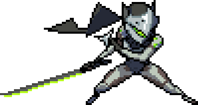 Image - Genji pixel.png | Overwatch Wiki | FANDOM powered by Wikia