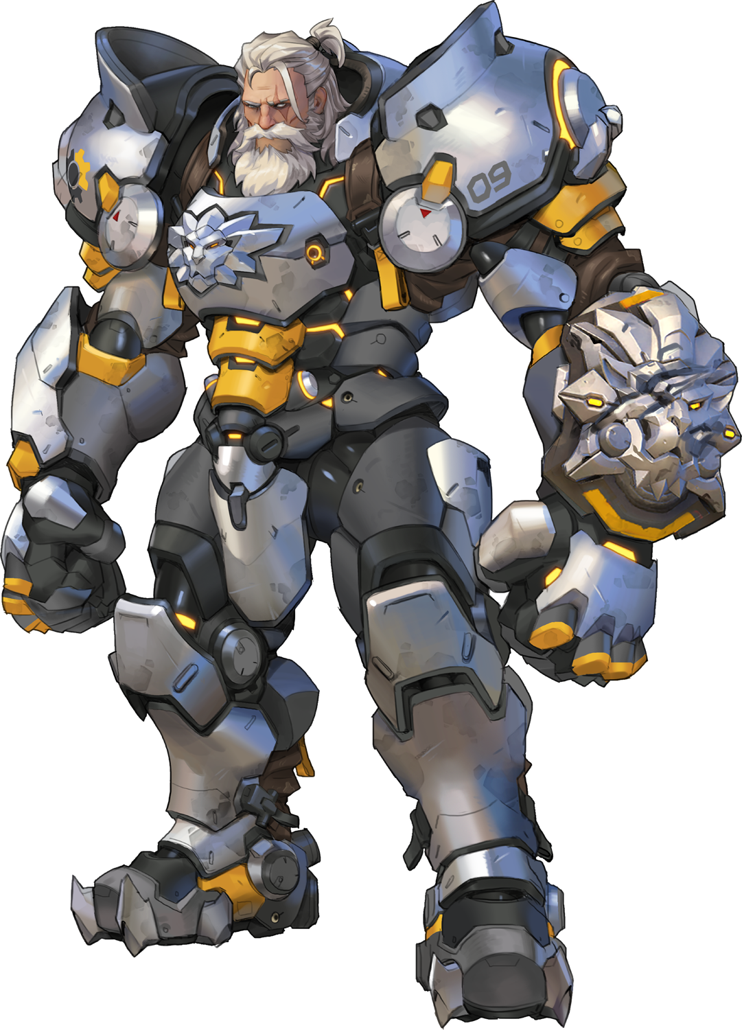 Reinhardt from Overwatch Game Art GameArtHQ