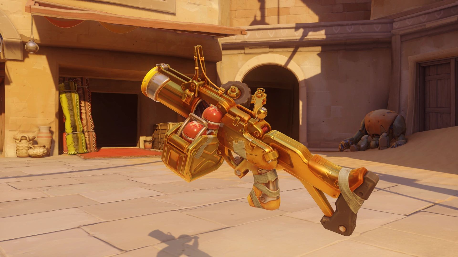 Image Junkrat drowned golden fraglauncher.png Overwatch Wiki