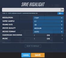 Highlight Save Menu PC
