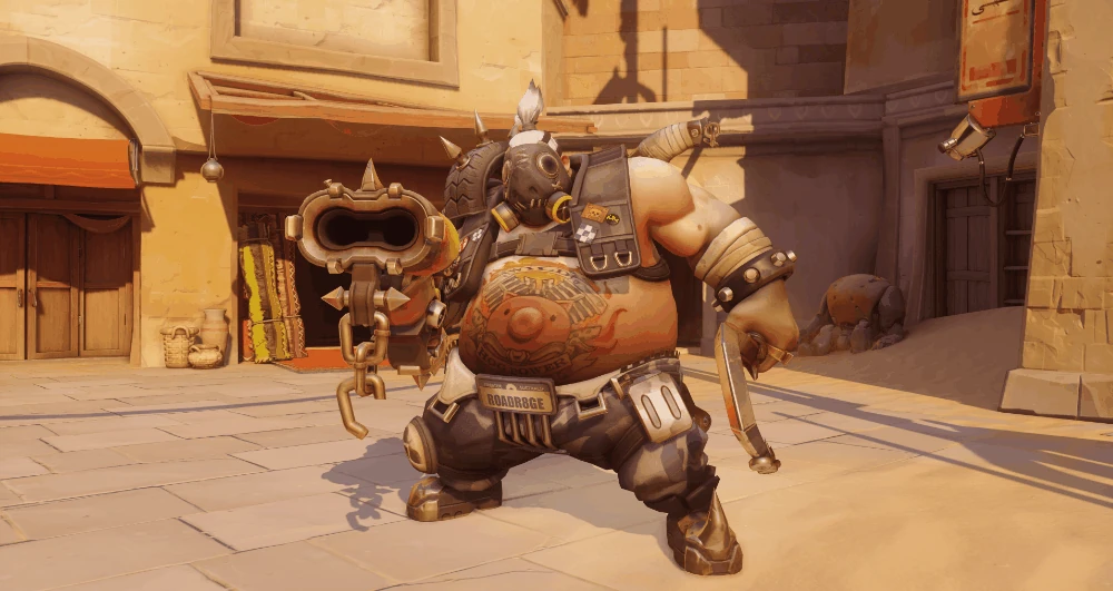 Image Roadhog headbanging.gif Overwatch Wiki FANDOM powered by Wikia