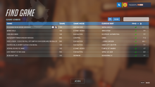 Game browser find game sample