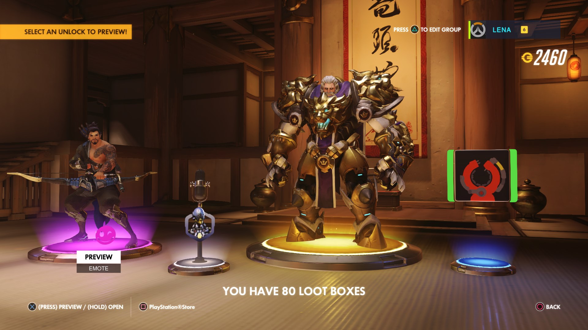 Overwatch Loot Box Opening