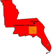 Confederate of Dixeegee Map