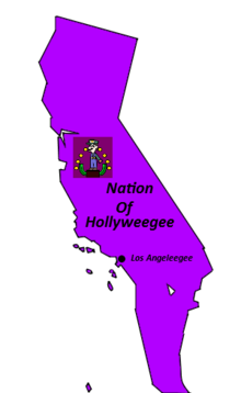 Nation of Hollyweegee Map