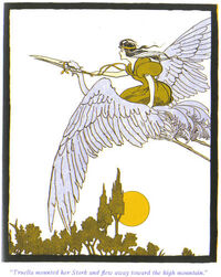 Princess Truella on a stork - Project Gutenberg eText 16529