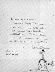 Maud Gage Baum's copy of Father Goose 1899